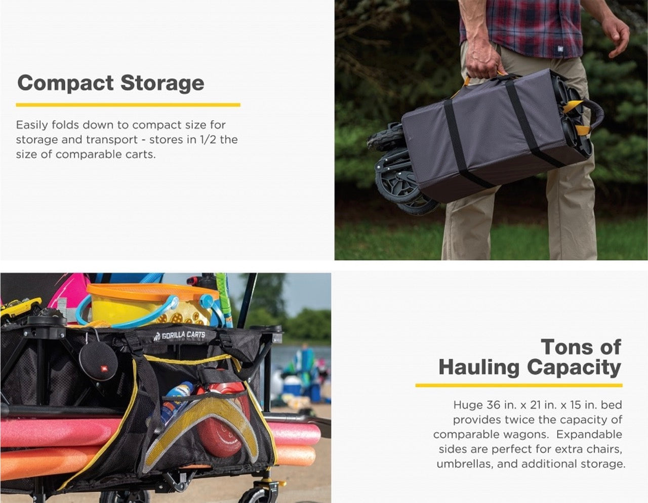 180L FOLDING OUTDOOR WAGON