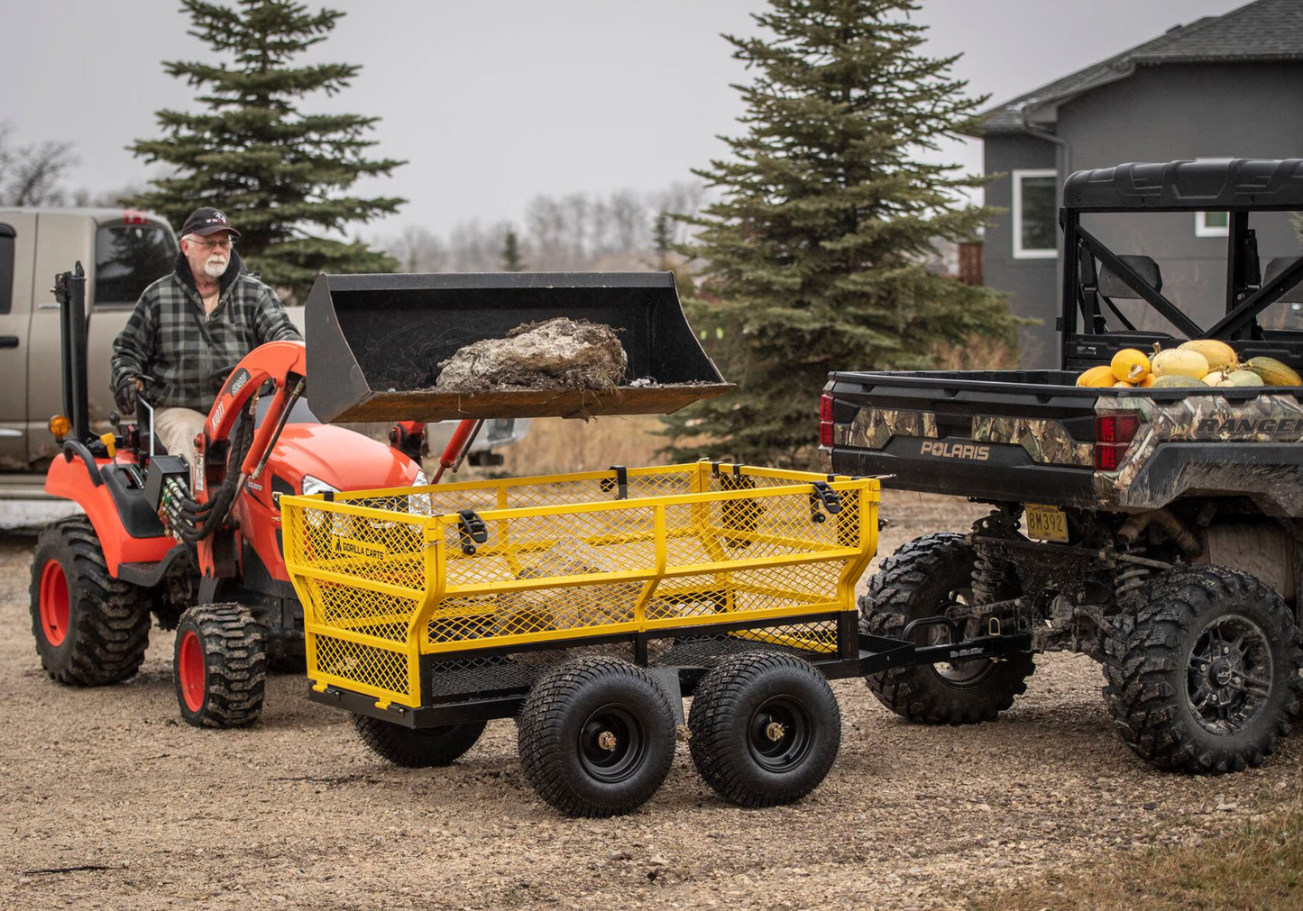 HEAVY DUTY CRAWLER TRAILER