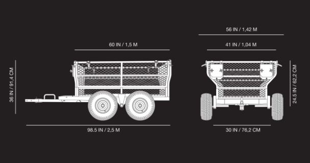 HEAVY DUTY CRAWLER TRAILER