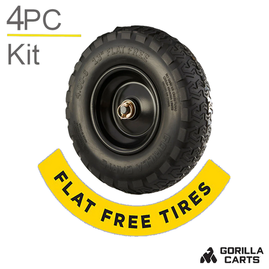4PC 10" NO-FLAT WHEEL KIT