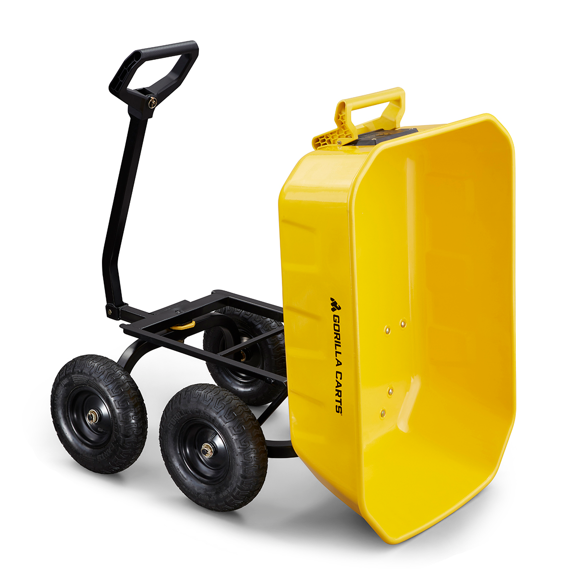 GORILLA CARTS 545KG STEEL DUMP