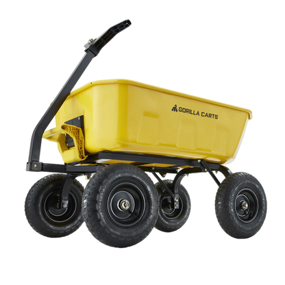 GORILLA CARTS 545KG STEEL DUMP