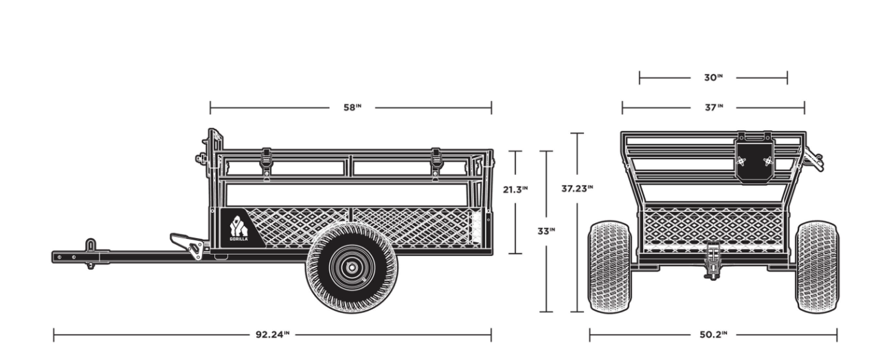 HEAVY DUTY ATV TRAILER