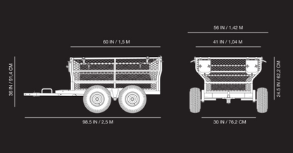 HEAVY DUTY CRAWLER TRAILER