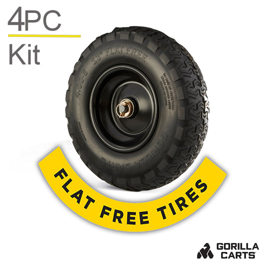 4PC 13" NO-FLAT WHEEL KIT