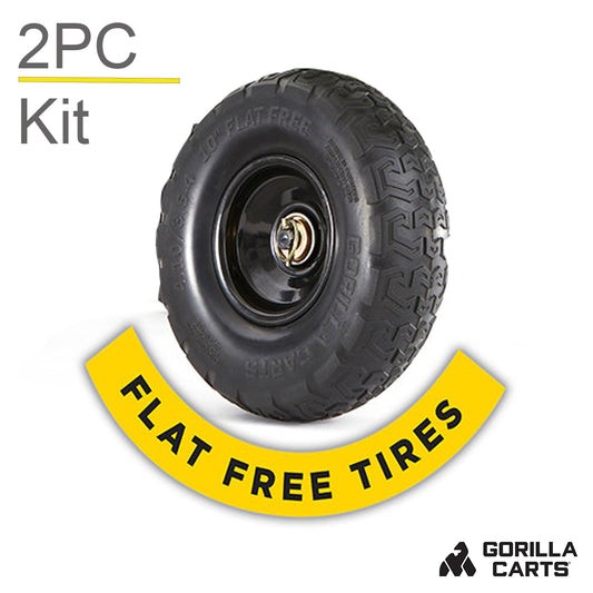 2PC 10" NO-FLAT WHEEL KIT